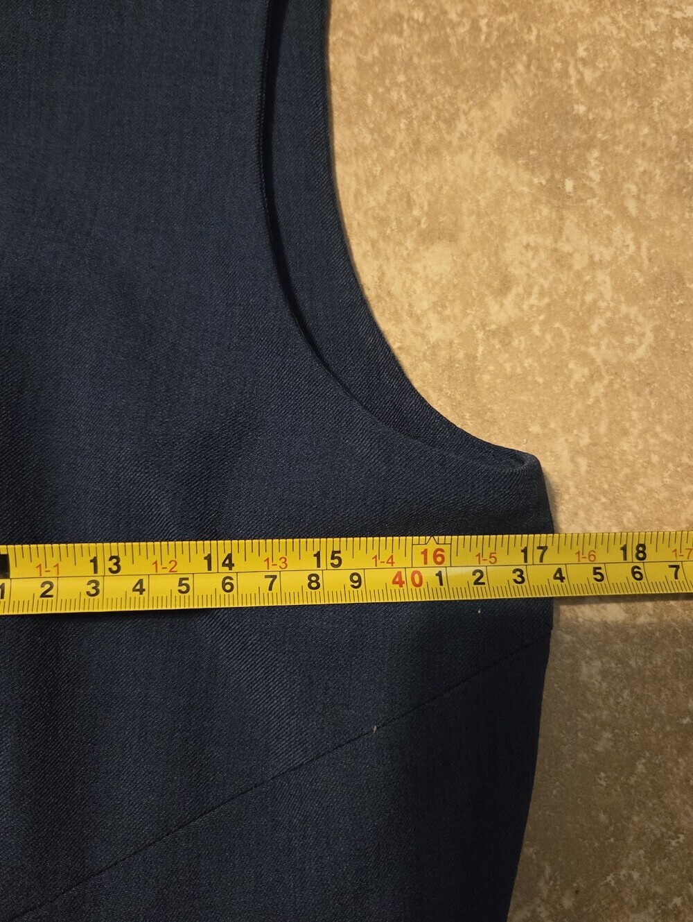 MM Lafluer Womens Blue Shirley Dress Sz 10  Corpcore Office Career Pencil Sheath - Picture 9 of 10